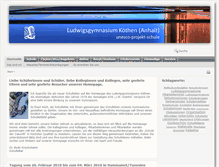 Tablet Screenshot of gym-ludwig.bildung-lsa.de