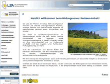 Tablet Screenshot of bildung-lsa.de